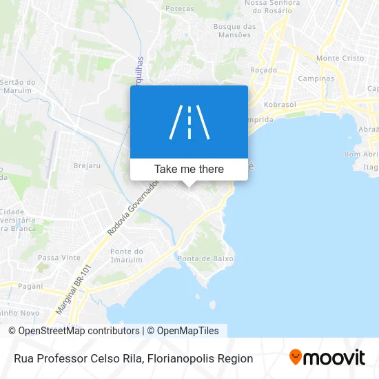 Rua Professor Celso Rila map