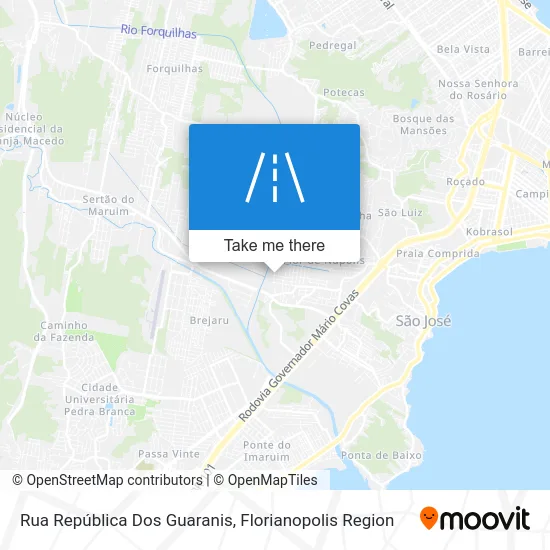 Rua República Dos Guaranis map