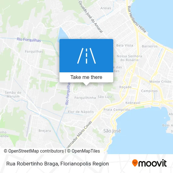 Rua Robertinho Braga map