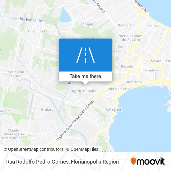 Rua Rodolfo Pedro Gomes map