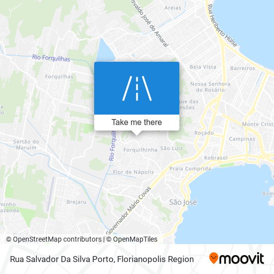 Rua Salvador Da Silva Porto map