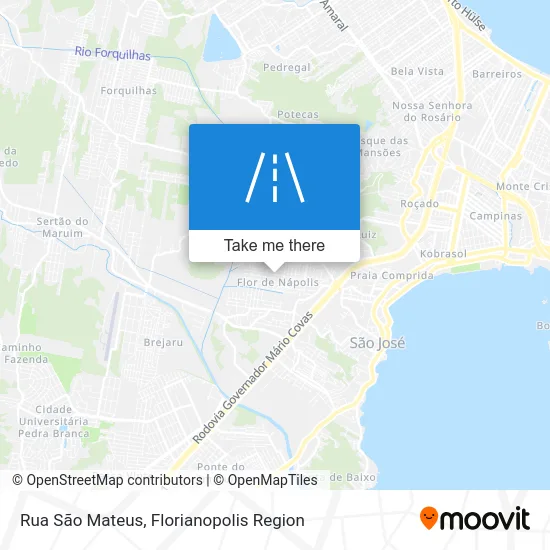 Rua São Mateus map