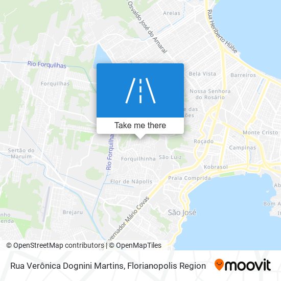 Rua Verônica Dognini Martins map