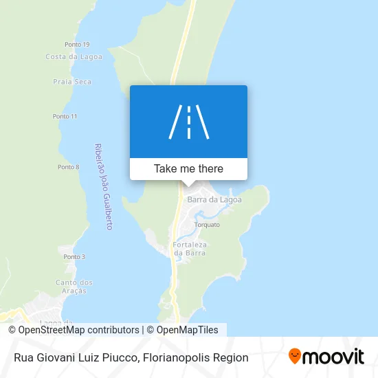 Rua Giovani Luiz Piucco map