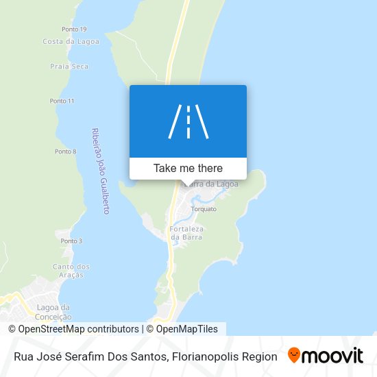 Rua José Serafim Dos Santos map