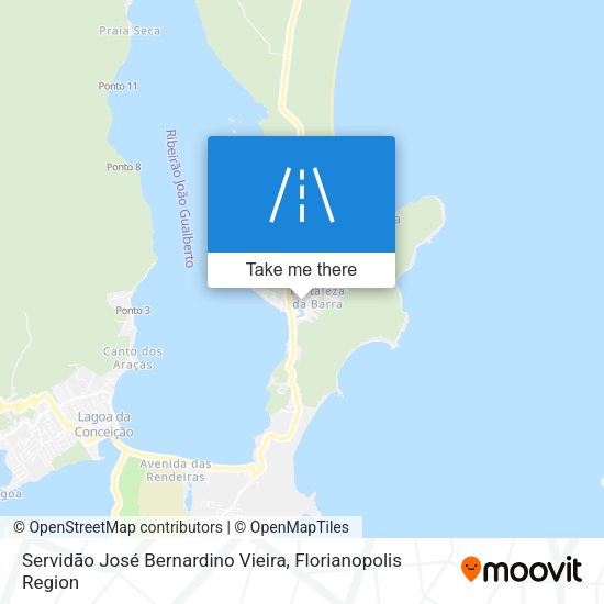 Servidão José Bernardino Vieira map