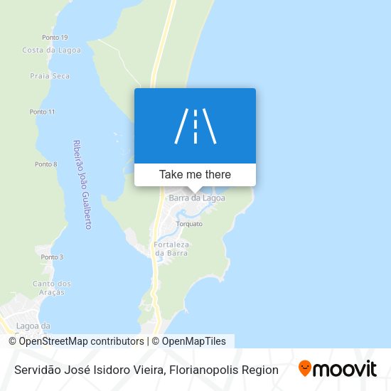 Servidão José Isidoro Vieira map