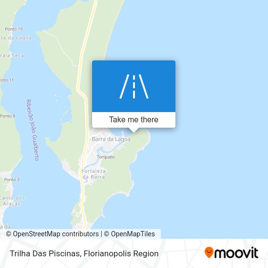 Trilha Das Piscinas map