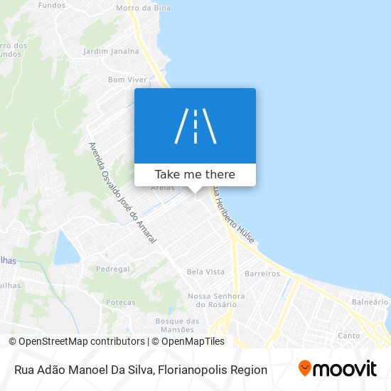 Mapa Rua Adão Manoel Da Silva