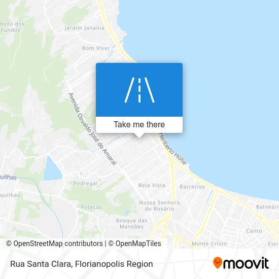 Rua Santa Clara map