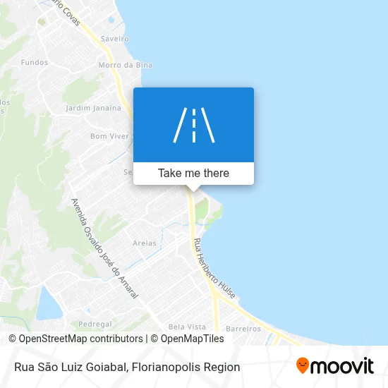 Rua São Luiz Goiabal map