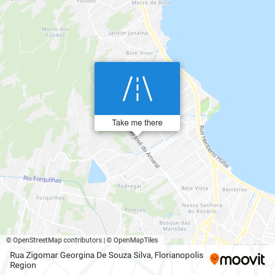 Rua Zigomar Georgina De Souza Silva map