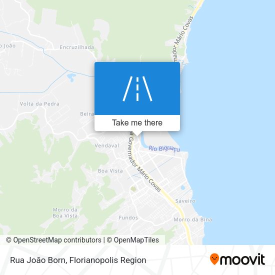 Rua João Born map