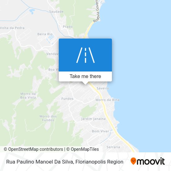 Rua Paulino Manoel Da Silva map