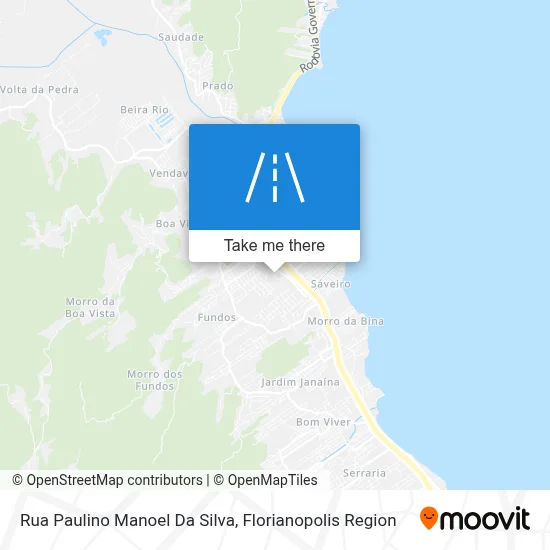 Rua Paulino Manoel Da Silva map
