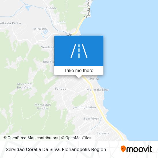 Servidão Corália Da Silva map