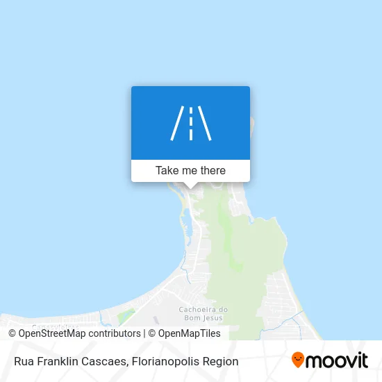 Rua Franklin Cascaes map