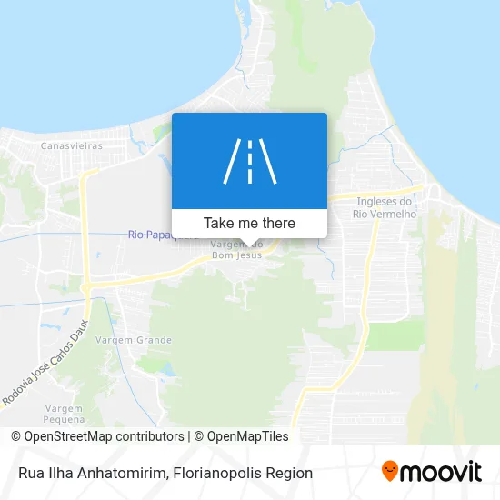 Rua Ilha Anhatomirim map