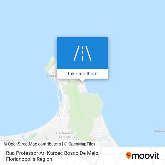 Rua Professor Ari Kardec Bosco De Melo map