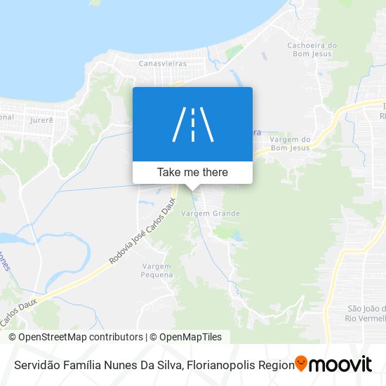 Servidão Família Nunes Da Silva map