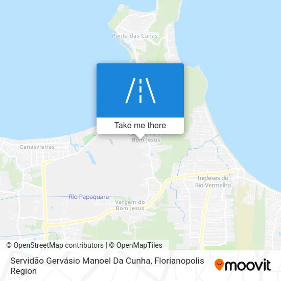 Mapa Servidão Gervásio Manoel Da Cunha