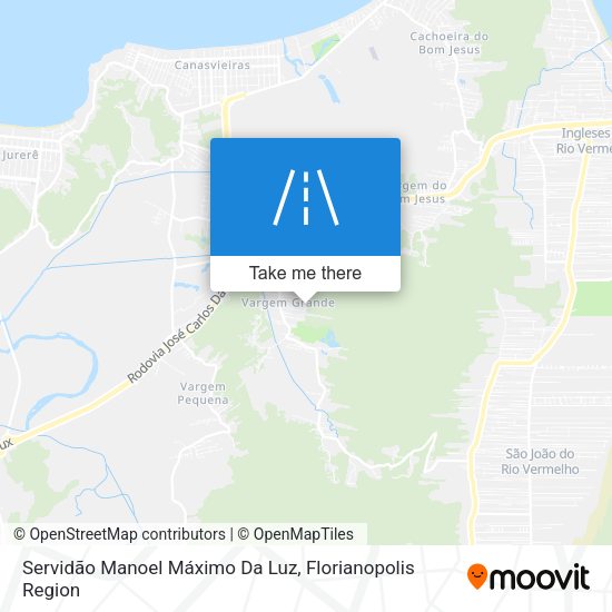 Servidão Manoel Máximo Da Luz map