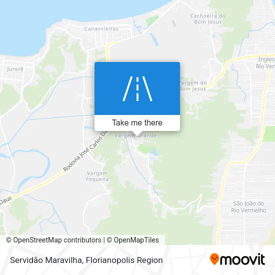 Servidão Maravilha map