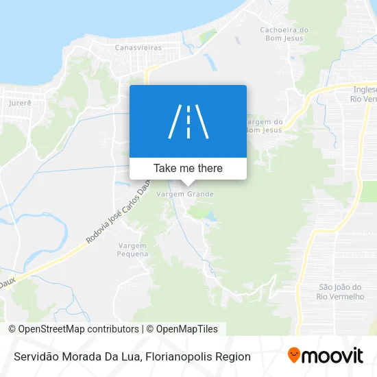 Servidão Morada Da Lua map