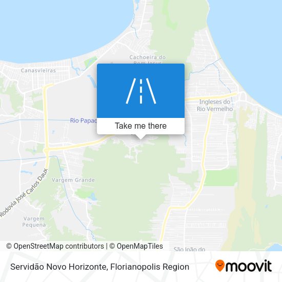 Servidão Novo Horizonte map