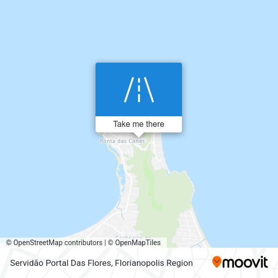 Servidão Portal Das Flores map