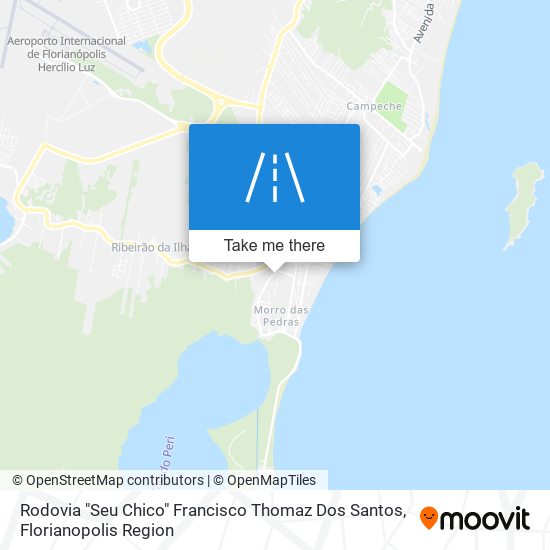 Rodovia "Seu Chico" Francisco Thomaz Dos Santos map