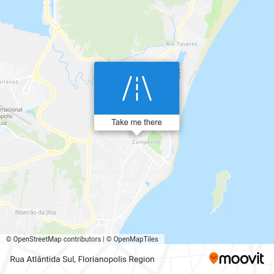 Rua Atlântida Sul map