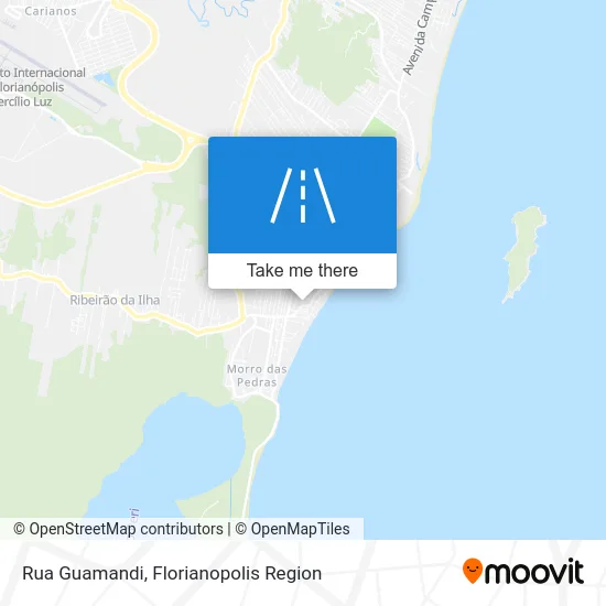 Rua Guamandi map