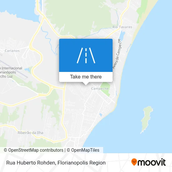 Rua Huberto Rohden map