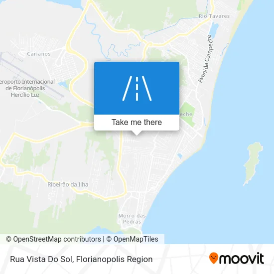 Rua Vista Do Sol map