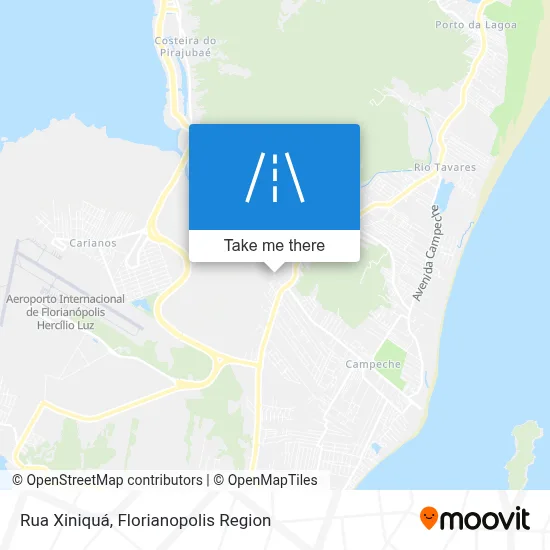 Rua Xiniquá map