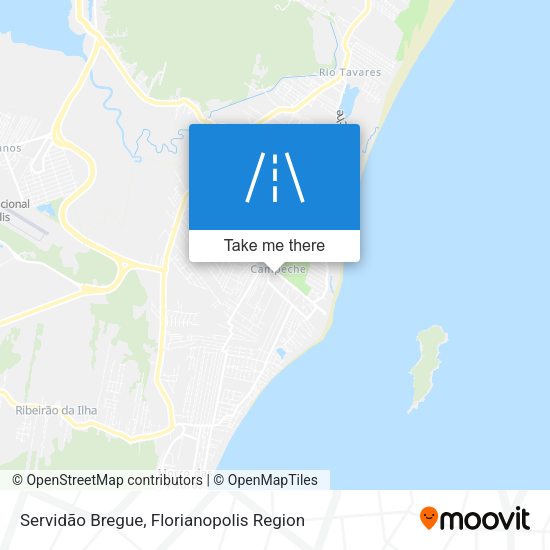 Servidão Bregue map