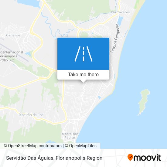 Servidão Das Águias map