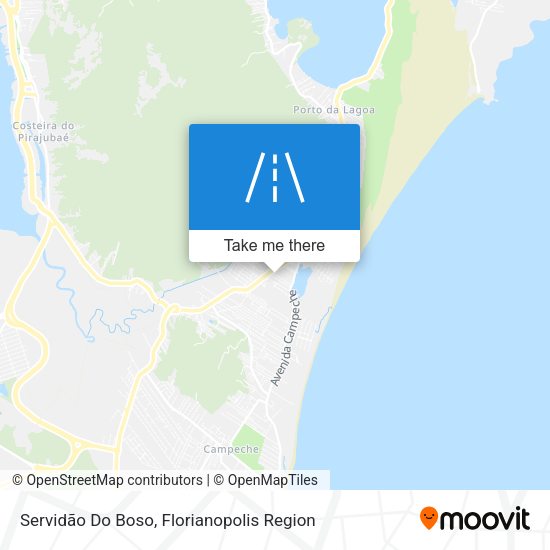 Servidão Do Boso map