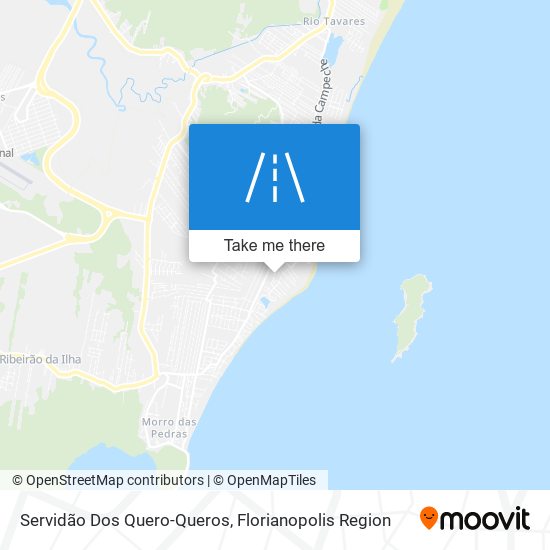 Servidão Dos Quero-Queros map