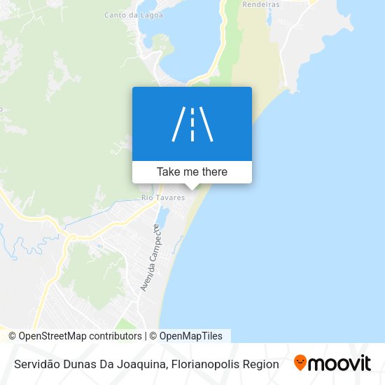 Servidão Dunas Da Joaquina map