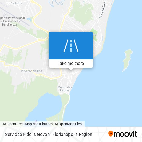 Servidão Fidélis Govoni map