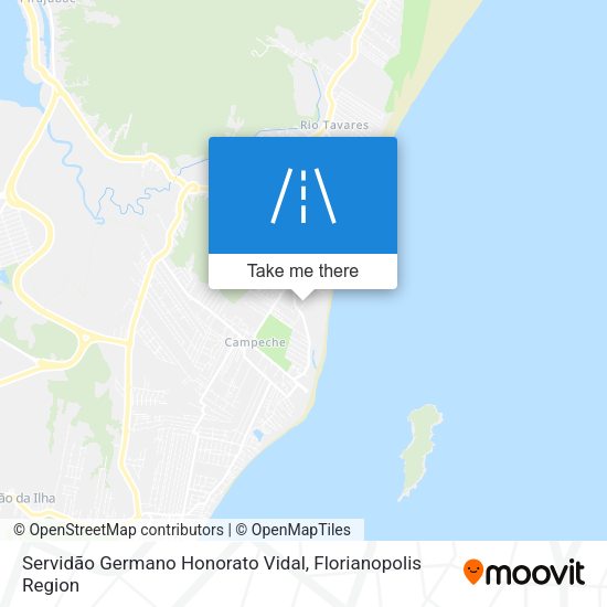 Servidão Germano Honorato Vidal map