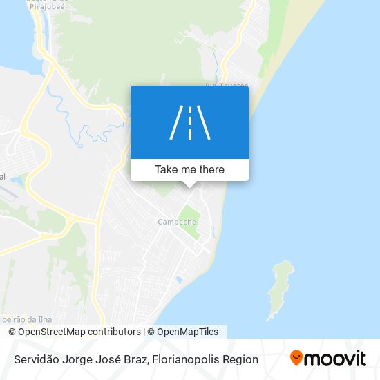 Servidão Jorge José Braz map