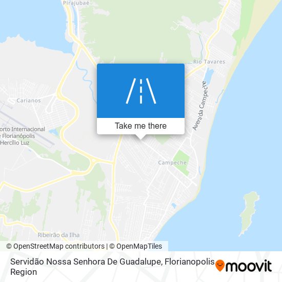 Servidão Nossa Senhora De Guadalupe map