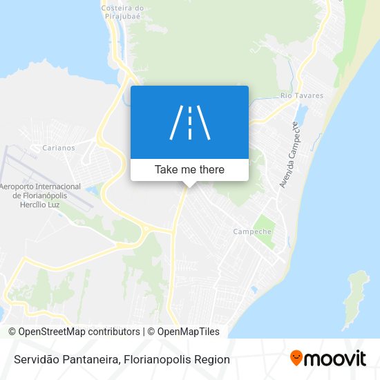 Servidão Pantaneira map
