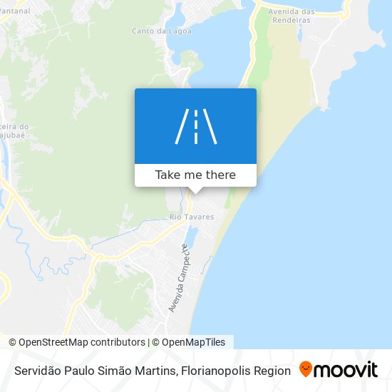 Servidão Paulo Simão Martins map