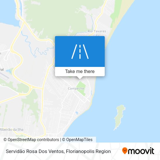 Servidão Rosa Dos Ventos map
