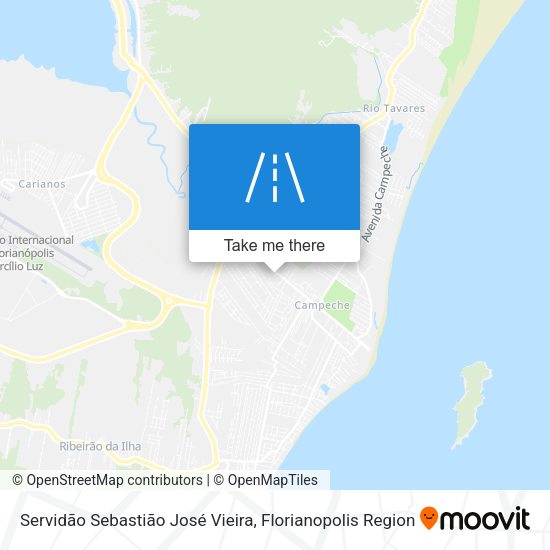 Servidão Sebastião José Vieira map