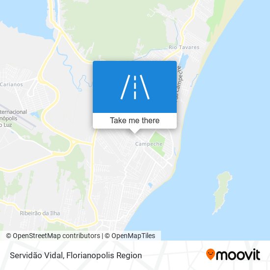 Servidão Vidal map